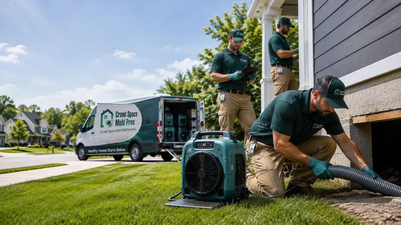 Crawl Space Mold Removal in Warren, TX